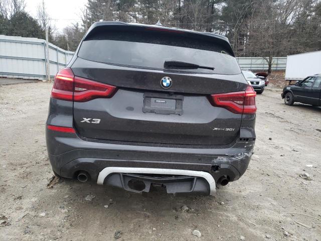 5UXTY5C02M9E78051 - 2021 BMW X3 XDRIVE30I GRAY photo 6