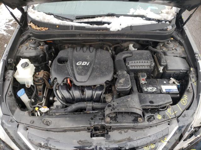 5NPEB4AC4EH906386 - 2014 HYUNDAI SONATA GLS BLACK photo 11