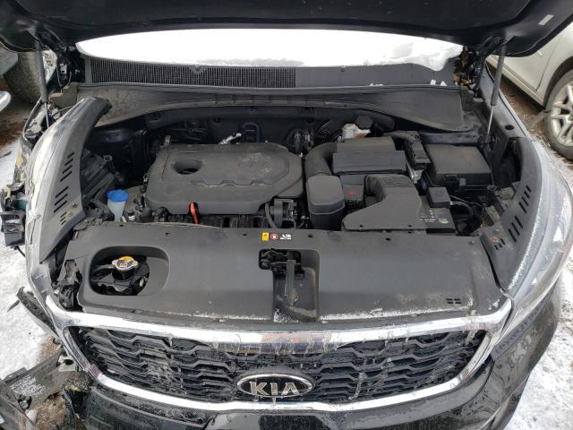 5XYPG4A30KG551231 - 2019 KIA SORENTO L BLACK photo 12