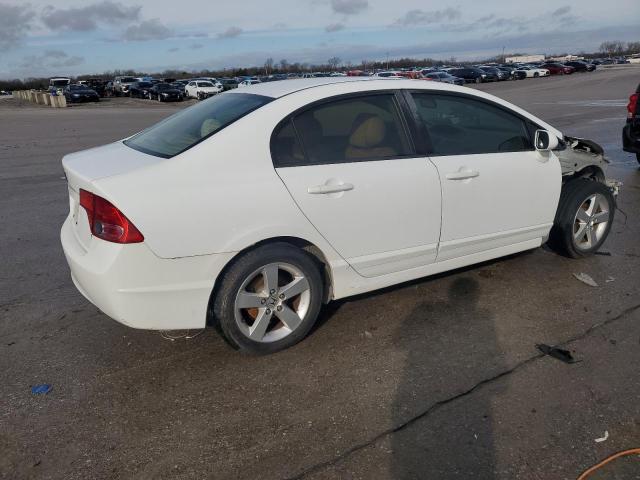 2HGFA16898H351072 - 2008 HONDA CIVIC EX WHITE photo 3