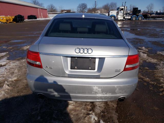 WAUEH74F27N057493 - 2007 AUDI A6 S-LINE QUATTRO SILVER photo 6