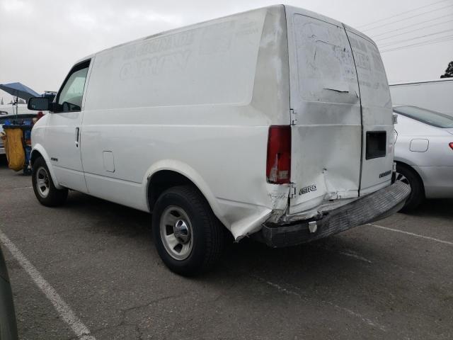 1GCDM19W01B127839 - 2001 CHEVROLET ASTRO WHITE photo 2