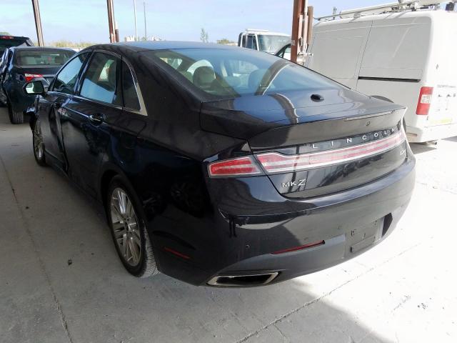 3LN6L2G90GR607779 - 2016 LINCOLN MKZ BLACK photo 3