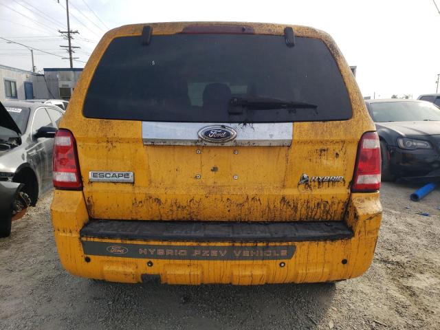 1FMCU59H18KD86883 - 2008 FORD ESCAPE HEV YELLOW photo 6
