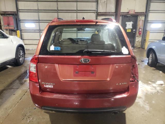 KNAFG526377052905 - 2007 KIA RONDO LX BURGUNDY photo 6