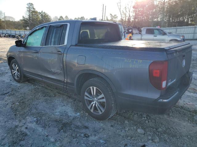 5FPYK2F40HB002161 - 2017 HONDA RIDGELINE RTS GRAY photo 2