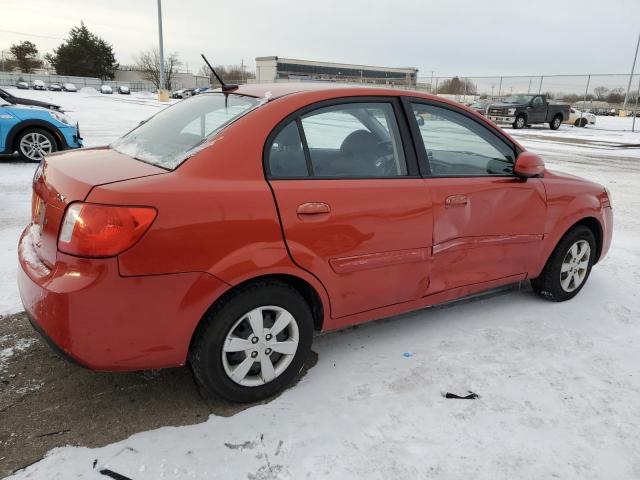 KNADH4A3XA6638441 - 2010 KIA RIO LX RED photo 3