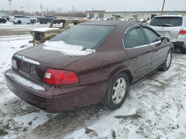 1MEFM55S6YA610950 - 2000 MERCURY SABLE LS PREMIUM MAROON photo 3