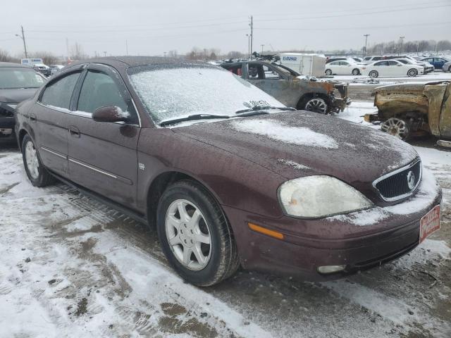 1MEFM55S6YA610950 - 2000 MERCURY SABLE LS PREMIUM MAROON photo 4