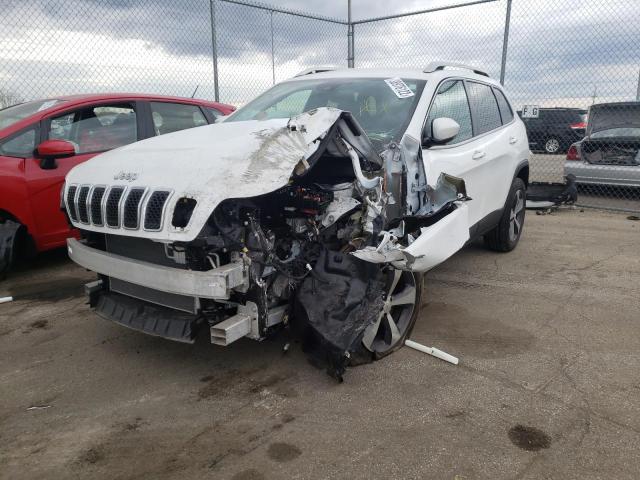 1C4PJMDX6KD185726 - 2019 JEEP CHEROKEE LIMITED WHITE photo 2