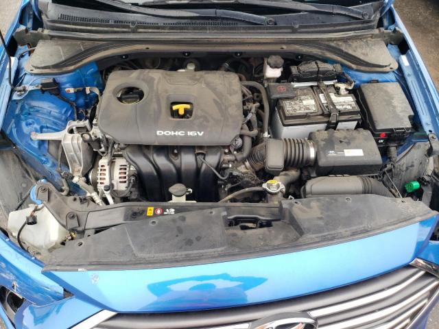 KMHD84LF5HU224561 - 2017 HYUNDAI ELANTRA SE BLUE photo 11