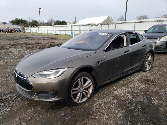 5YJSA1H26FF088385 - 2015 TESLA MODEL S 85D GRAY photo 1