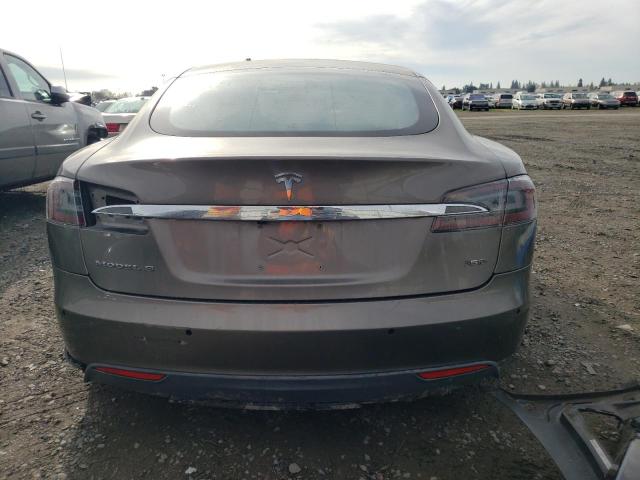 5YJSA1H26FF088385 - 2015 TESLA MODEL S 85D GRAY photo 6