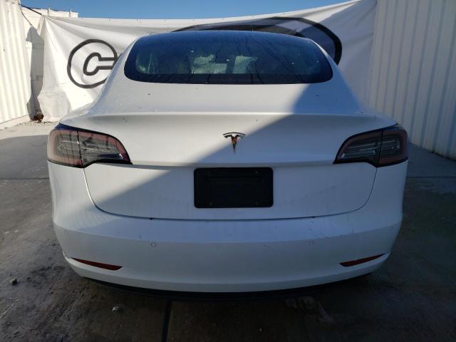 5YJ3E1EA2NF288246 - 2022 TESLA MODEL 3 WHITE photo 6