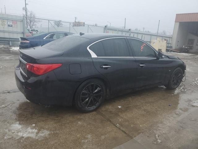 JN1BV7AR0EM692392 - 2014 INFINITI Q50 BASE BLACK photo 3