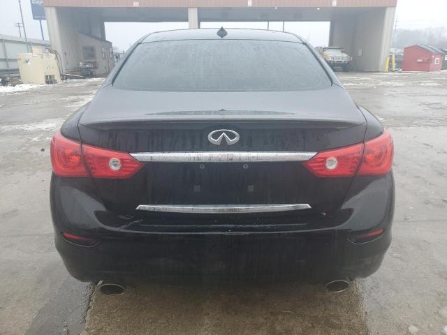JN1BV7AR0EM692392 - 2014 INFINITI Q50 BASE BLACK photo 6