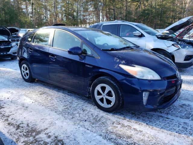 JTDKN3DUXD1662709 - 2013 TOYOTA PRIUS BLUE photo 4