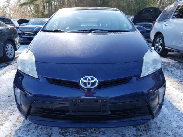 JTDKN3DUXD1662709 - 2013 TOYOTA PRIUS BLUE photo 5