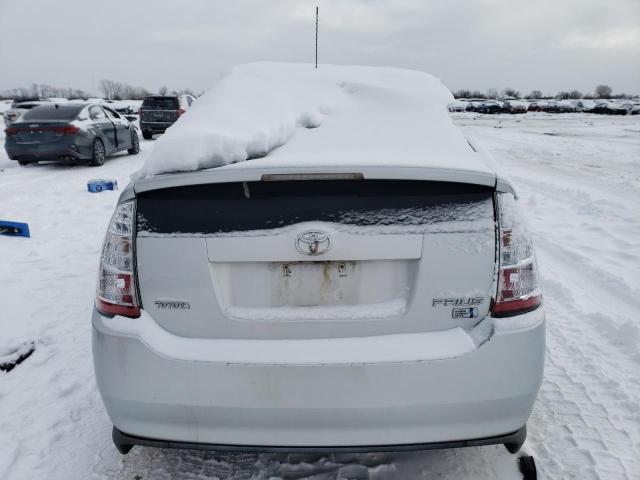 JTDKB20U887721168 - 2008 TOYOTA PRIUS SILVER photo 6