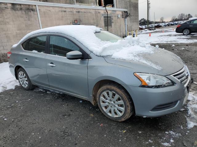 3N1AB7AP3EL684381 - 2014 NISSAN SENTRA S SILVER photo 4