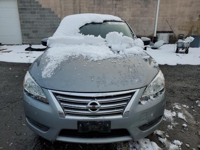 3N1AB7AP3EL684381 - 2014 NISSAN SENTRA S SILVER photo 5