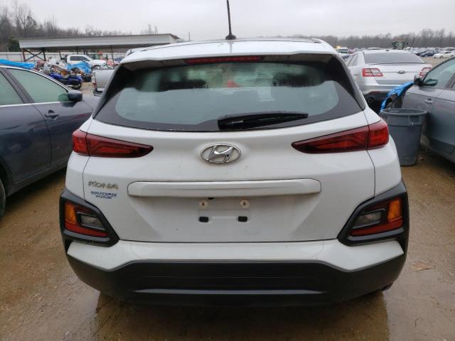 KM8K12AAXKU279344 - 2019 HYUNDAI KONA SE WHITE photo 6