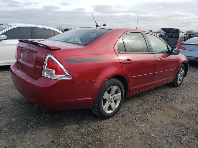 3FAHP07138R202846 - 2008 FORD FUSION SE RED photo 3