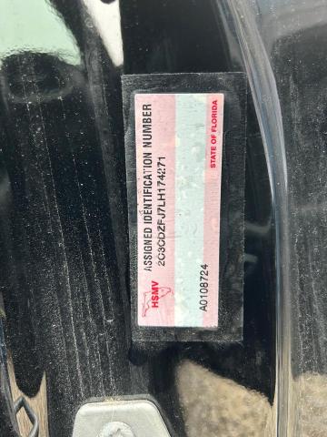 2C3CDZFJ7LH174271 - 2020 DODGE CHALLENGER R/T SCAT PACK BLACK photo 12