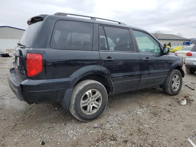 2HKYF18454H561723 - 2004 HONDA PILOT EX BLACK photo 3