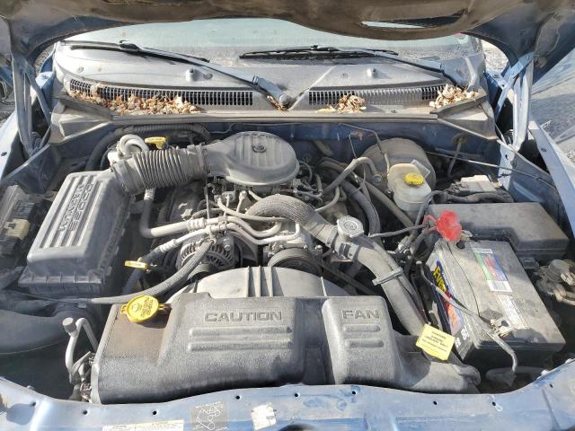 1B7GL42X42S638136 - 2002 DODGE DAKOTA SLT BLUE photo 11