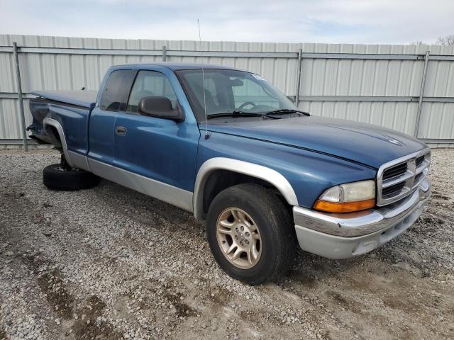 1B7GL42X42S638136 - 2002 DODGE DAKOTA SLT BLUE photo 4