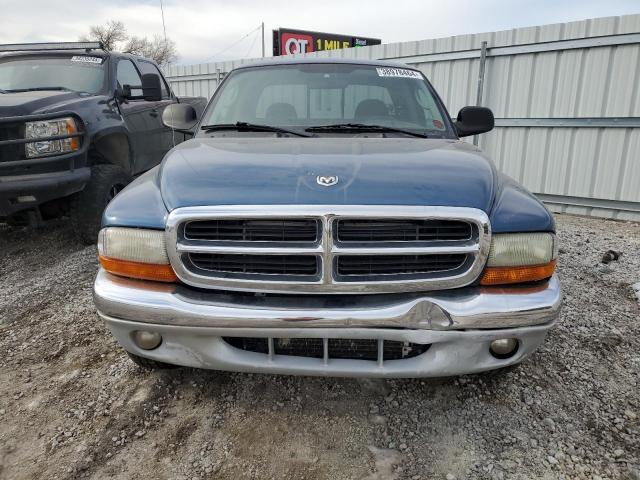 1B7GL42X42S638136 - 2002 DODGE DAKOTA SLT BLUE photo 5