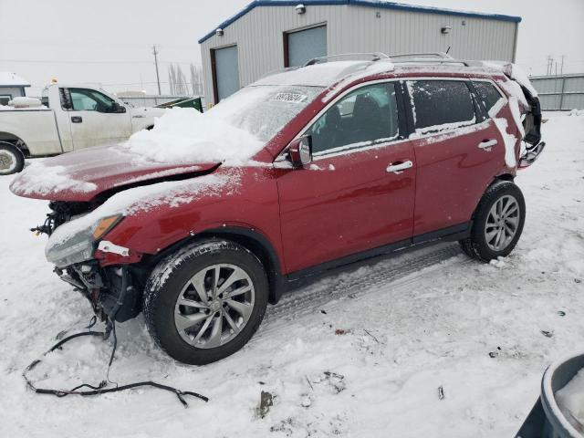 5N1AT2MV3EC858450 - 2014 NISSAN ROGUE S RED photo 1