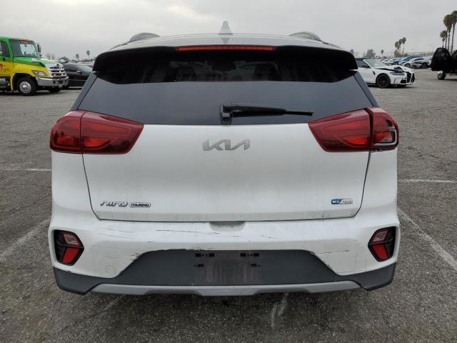 KNDCC3LC6N5547442 - 2022 KIA NIRO TOURING SPECIAL EDITION WHITE photo 6