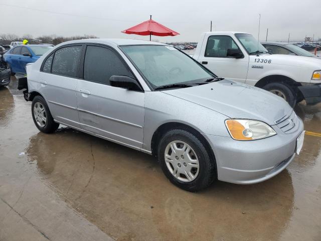 1HGES16542L060018 - 2002 HONDA CIVIC LX SILVER photo 4