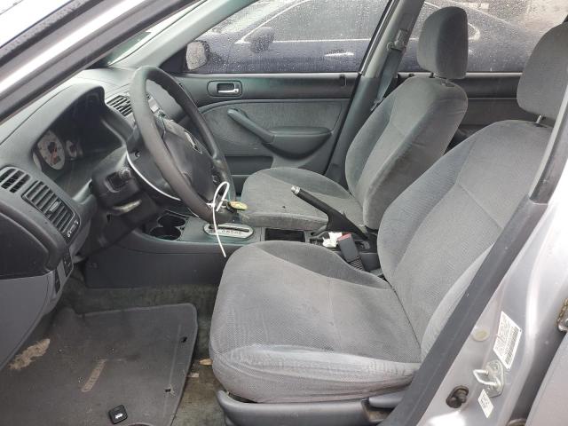 1HGES16542L060018 - 2002 HONDA CIVIC LX SILVER photo 7