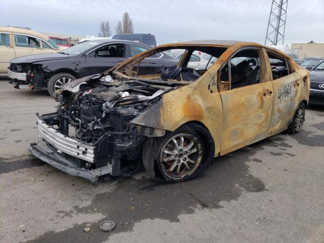 JTDKBRFU9J3082327 - 2018 TOYOTA PRIUS BURN photo 1