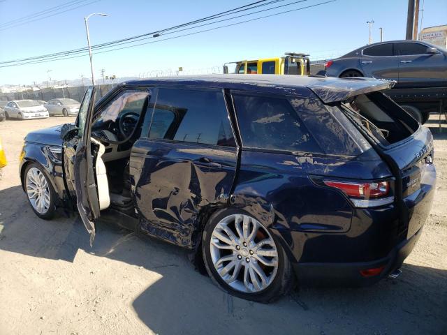 SALWR2VF0FA535320 - 2015 LAND ROVER RANGE ROVE HSE BLUE photo 2