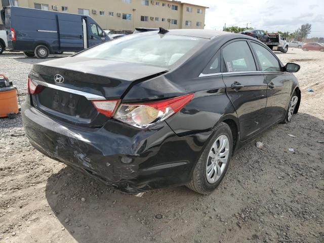 5NPEB4AC7DH517580 - 2013 HYUNDAI SONATA GLS BLACK photo 3