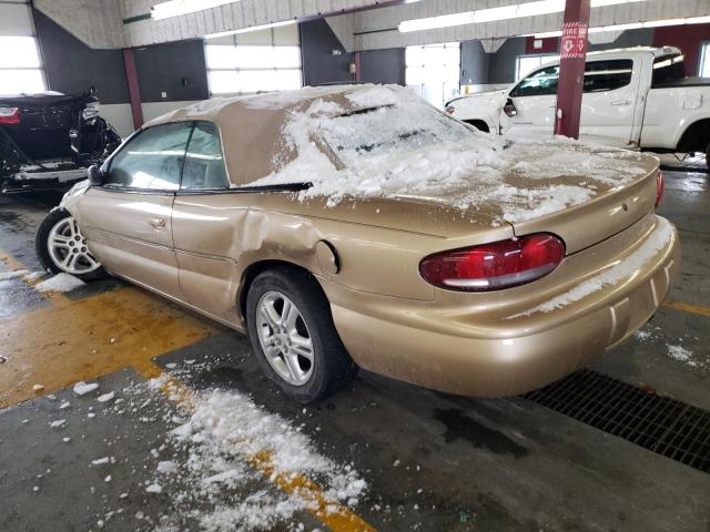 3C3EL55H8TT320784 - 1996 CHRYSLER SEBRING JXI GOLD photo 2