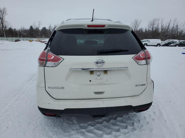 KNMAT2MV0GP714127 - 2016 NISSAN ROGUE S WHITE photo 6