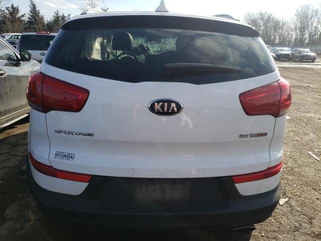 KNDPCCA61E7641859 - 2014 KIA SPORTAGE SX WHITE photo 6