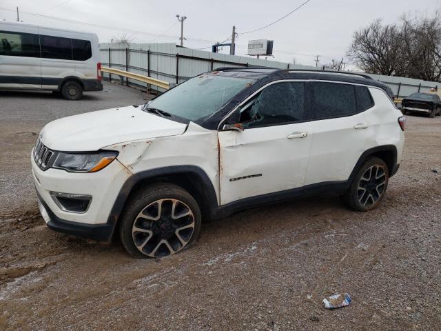 3C4NJDCB5JT175324 - 2018 JEEP COMPASS LIMITED WHITE photo 1