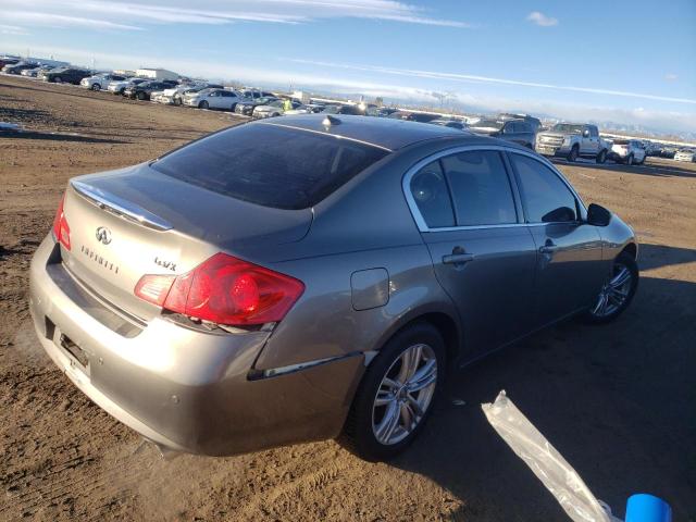 JN1CV6AR3CM679082 - 2012 INFINITI G37 GRAY photo 3