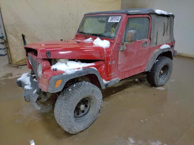 1J4FA39S03P332443 - 2003 JEEP WRANGLER COMMANDO RED photo 1