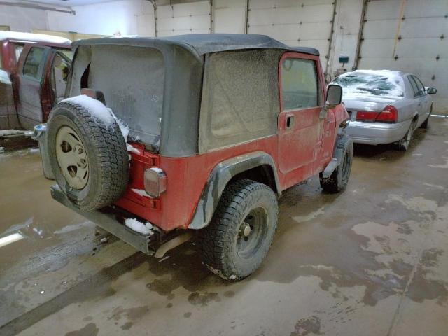 1J4FA39S03P332443 - 2003 JEEP WRANGLER COMMANDO RED photo 3