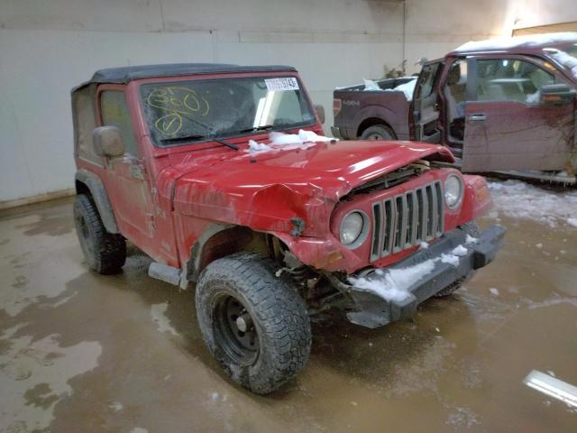 1J4FA39S03P332443 - 2003 JEEP WRANGLER COMMANDO RED photo 4