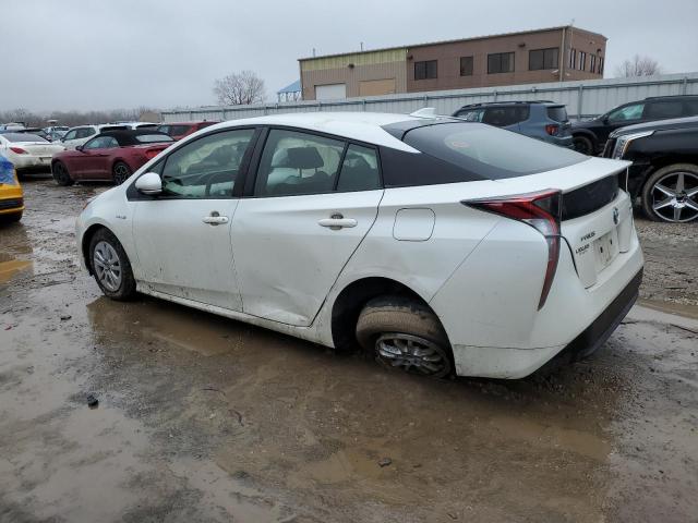 JTDKBRFU6J3587192 - 2018 TOYOTA PRIUS WHITE photo 2