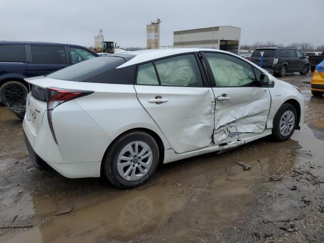 JTDKBRFU6J3587192 - 2018 TOYOTA PRIUS WHITE photo 3