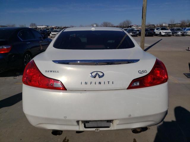 JN1CV6EK7EM111062 - 2014 INFINITI Q60 JOURNEY WHITE photo 6